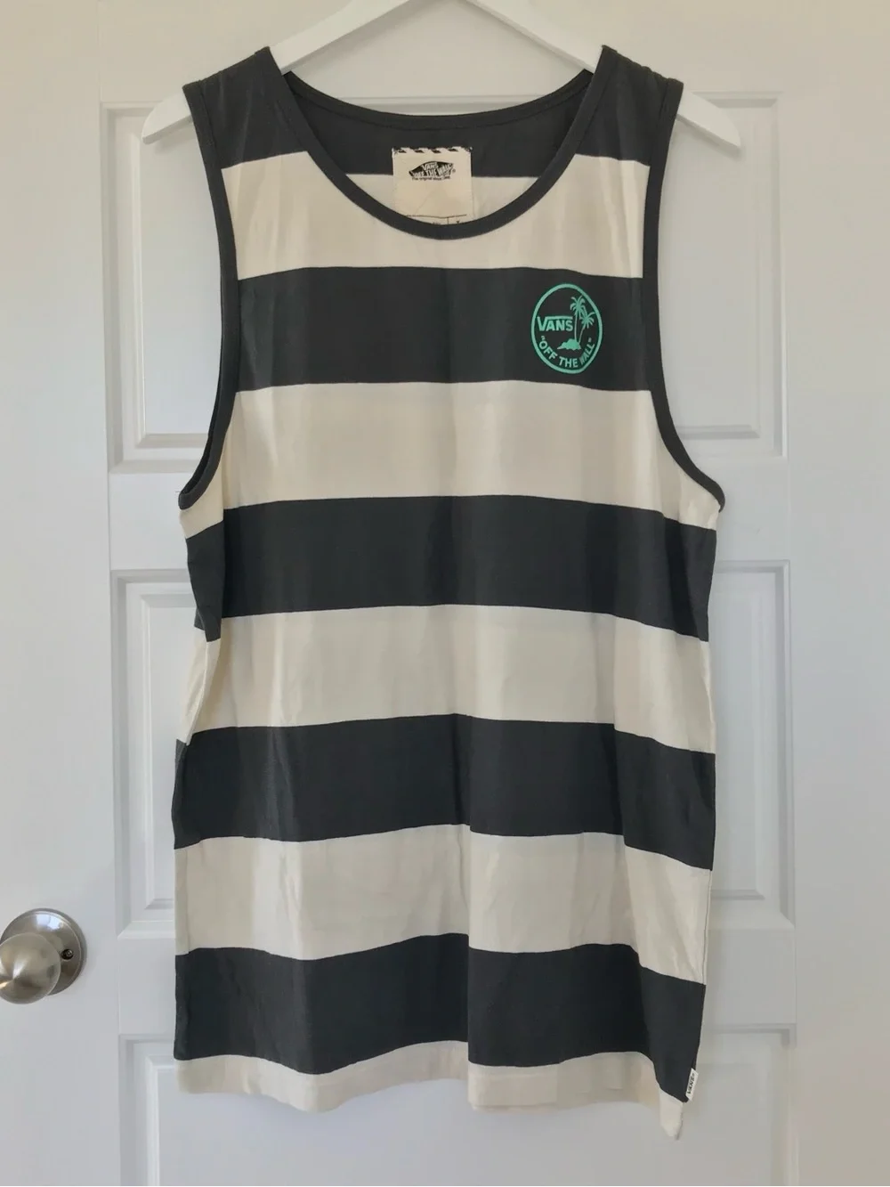 Vans // NWOT Men's Casual Striped Tank Top - Picture 1 of 4